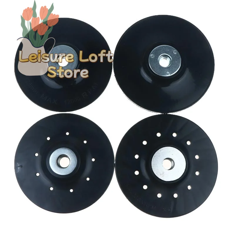 

Angle Grinder Sanding Backing Pad - Heavy-Duty Steel Disc Holder for Quick Sandpaper Changes, Fits 5-Inch Discs