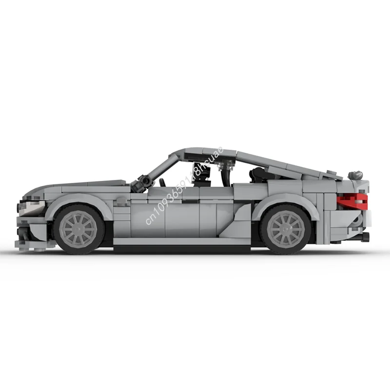447 قطعة MOC Mercedesesed بنز CLS رمادي فاتح نموذج اللبنات العمارة تجميع هدايا عيد الميلاد فكرة لعبة التعليم الطوب #3
