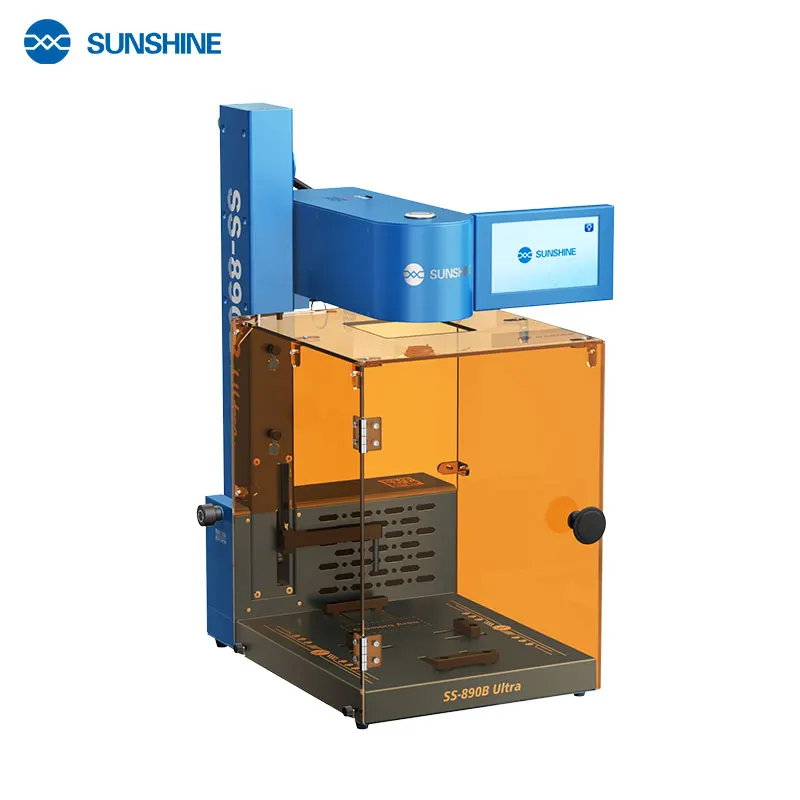 

Sunshine SS-890B-Ultra Foldable Back Glass Removal Repair Tool Smart 10W Blue Light Laser Machine for 8-17PM Full Series