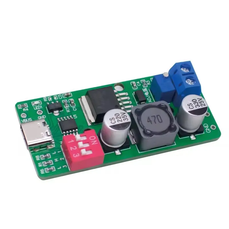 Original PD Trigger Module Desktop Adjustable Power Supply 1.8V 18V Output for Phone Charger