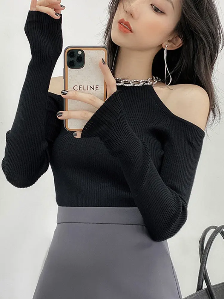 

Свитера, джемперы, пуловеры, женские полосатые легкие многослойные повседневные BF Y2K, стильные, современные, осенние, модные, однотонные для девочек