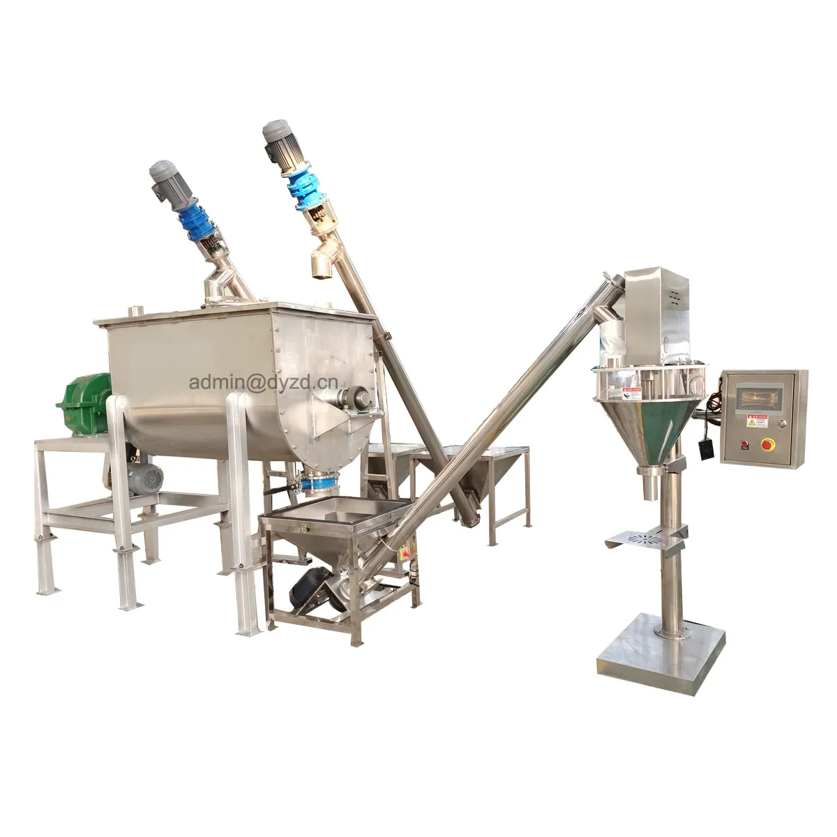 Powder Mixer Food Mixer Glass-smooth Ribbon Blender