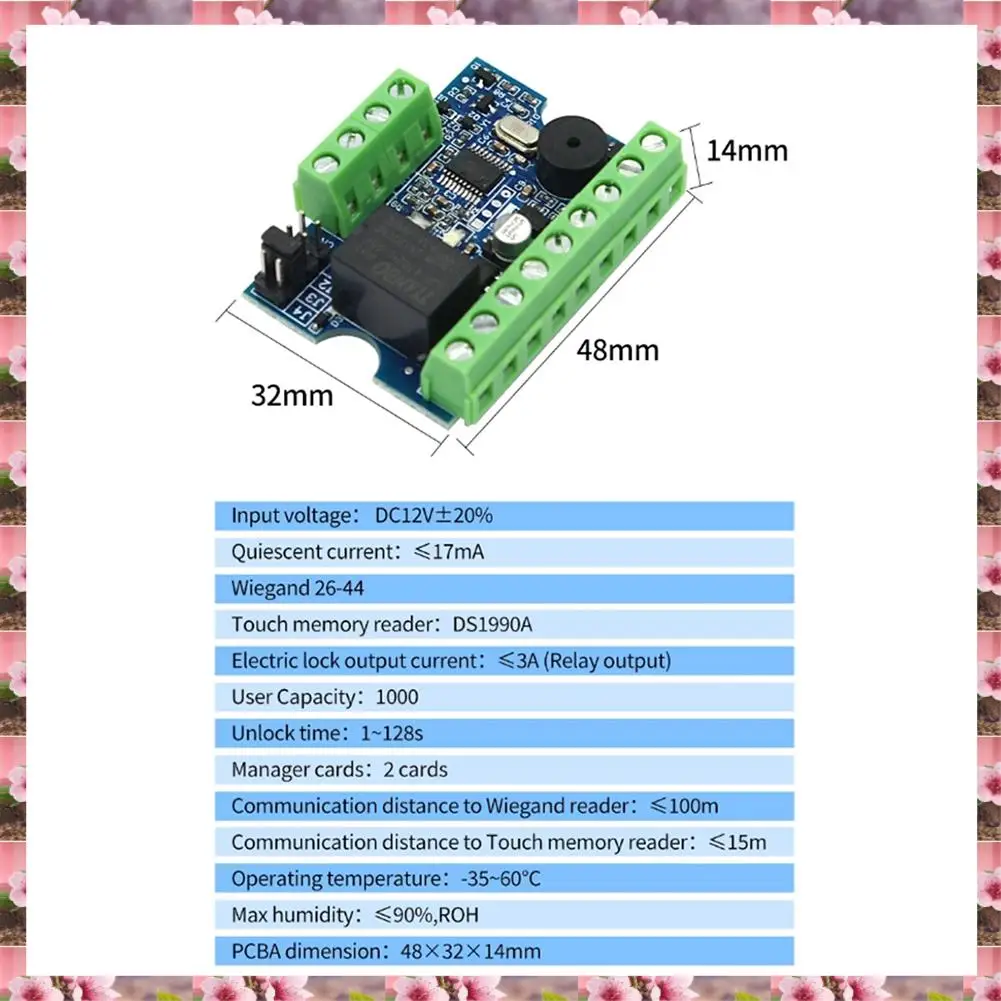

2025 NEW Mini Access Control Board Lock Module Board Lock Module Relay Output Door Access Control System,NEW Mini Access Control