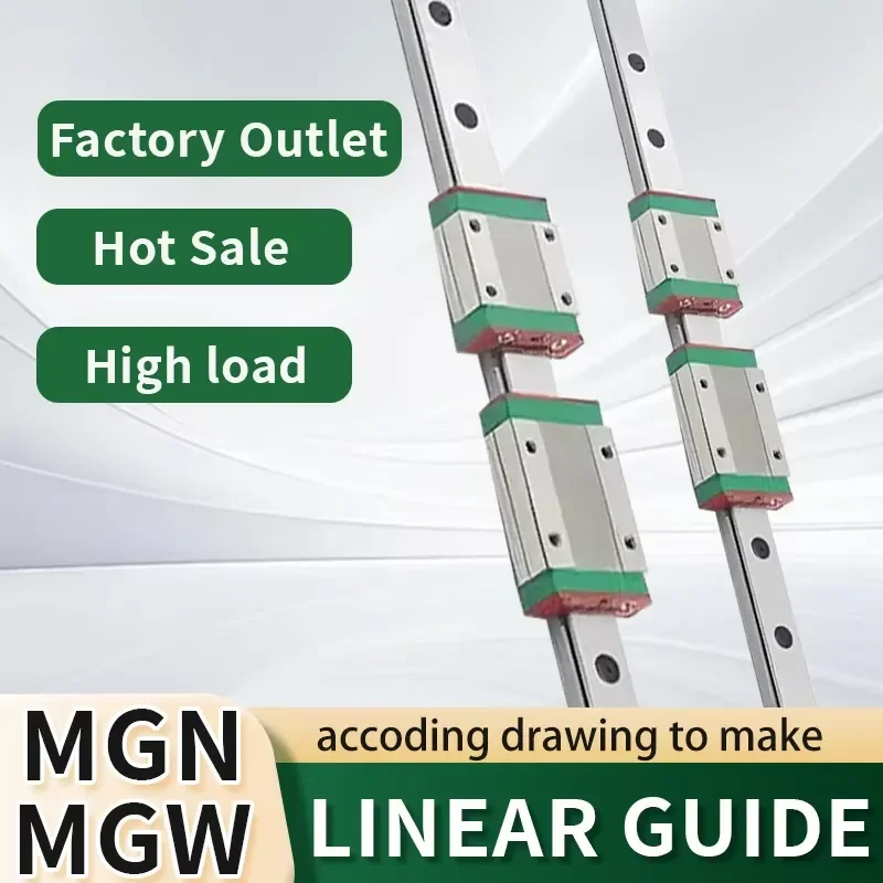 Linear Guide Rail and Blocks Mgn5c Mgn7c Mgn9c Mgn12c Mgn15c Mgw5c Mgw7c for Cutting Machine