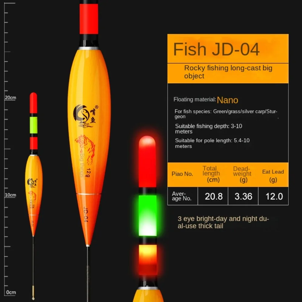 New Indicator Electronic Fishing float Slip Drift Tube 3 Light Rock fishing Floats Buoy Strike Light Float Night fishing