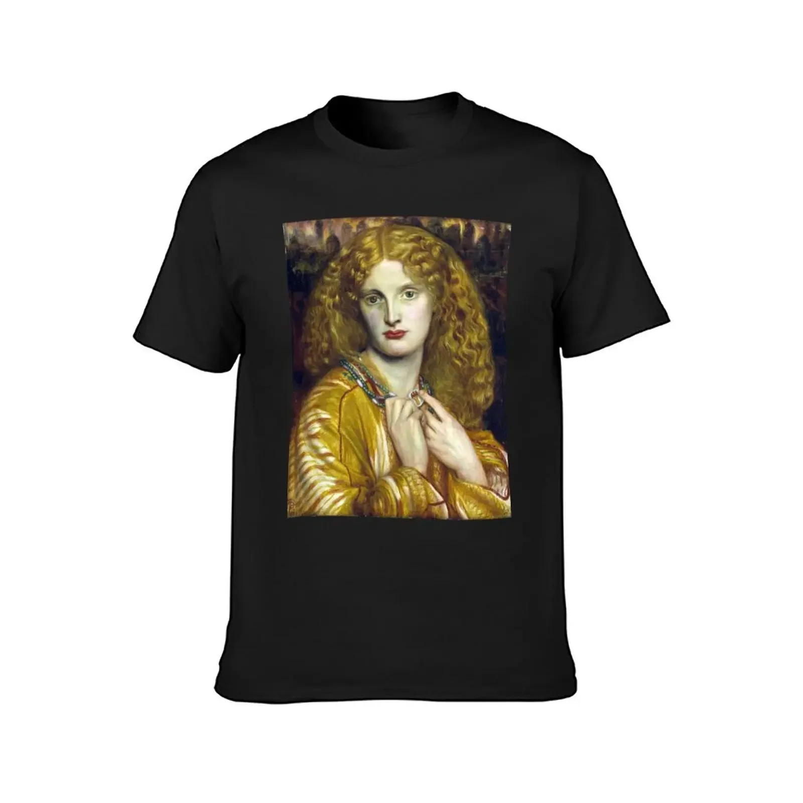 Helen of Troy - Dante Gabriel Rossetti T-Shirt Short sleeve tee Blouse customs mens tall t shirts