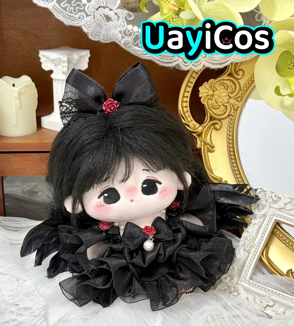 

В наличии: Одежда для кукол 10 см, крылья ангела, банты, аксессуары для волос, юбка с жемчугом, костюм, наряд, игрушка-аниме, подарки для детей