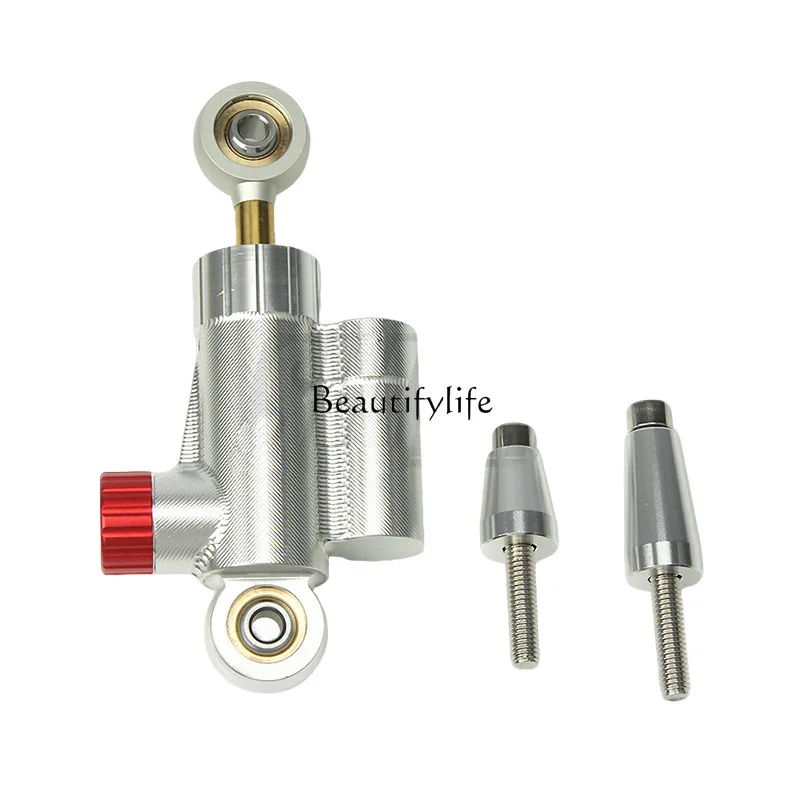 

Cross-border motorcycle modification damper steering stabilizer anti-shake head balance bar titanium alloy handlebar