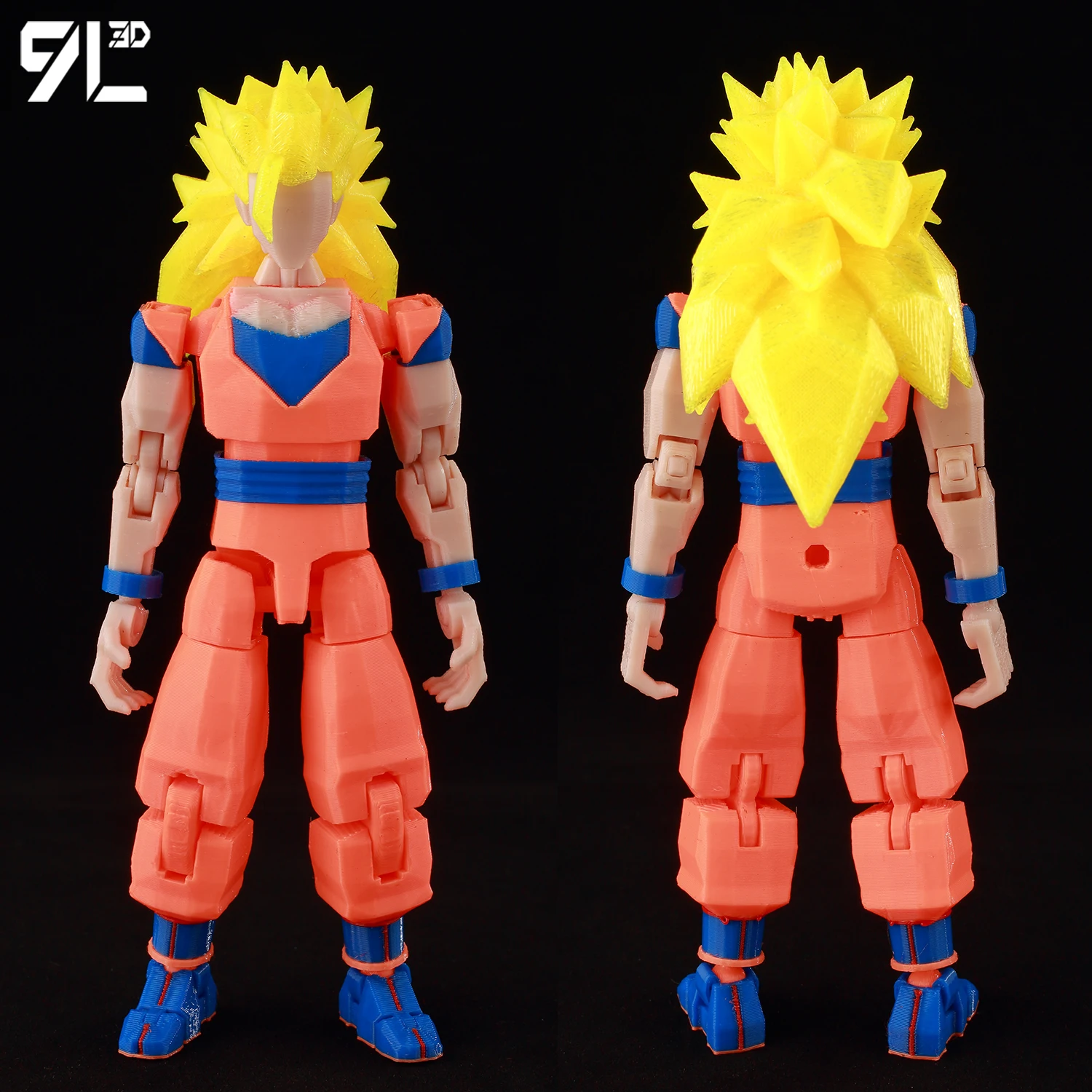 

9L3D аниме фигурку куклы Dragon Ball Son Goku Bejīta Yonsei Majin Buu подвижная модель игрушки креативный подарок на день рождения