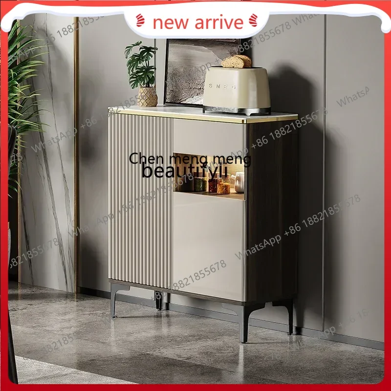 SS new styleSideboard ultra-thin light luxury living room dark cabinet storage cabinet wall kitchen storagess 7486 ss 7486