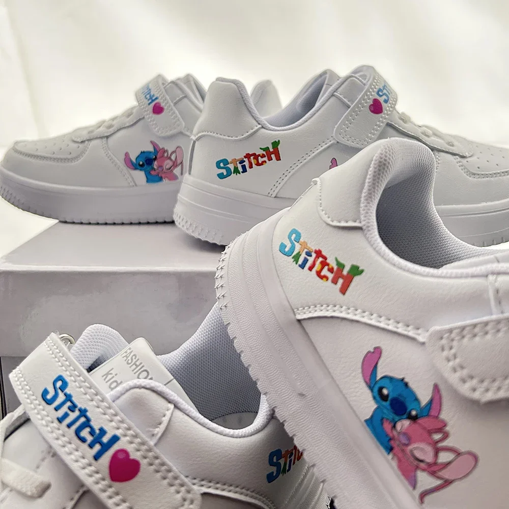 Stitch shoes sneakers per bambini studente Casual basket Kid Sneakers ragazze ragazzi che corrono scarpe sportive di moda regalo