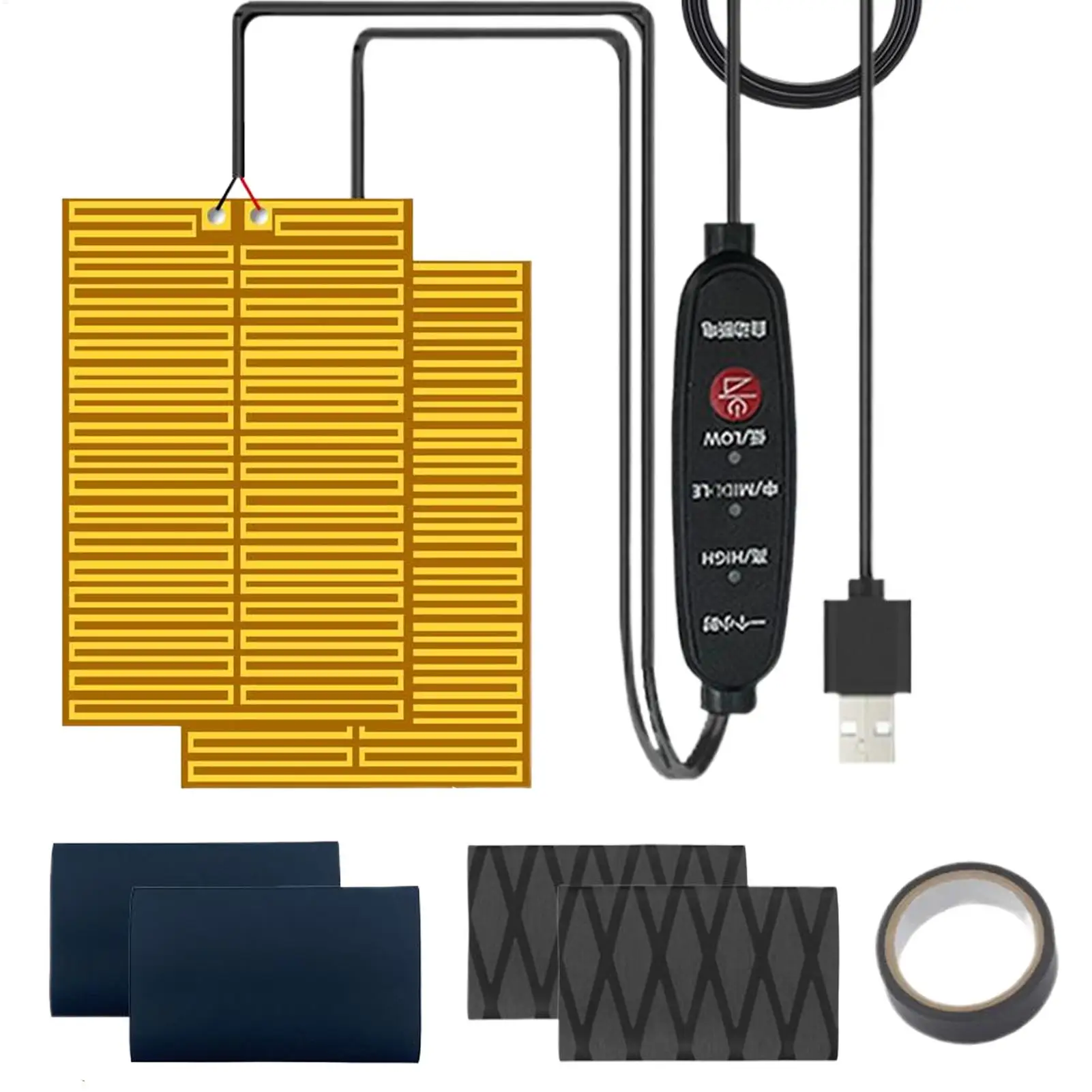 

Чехлы на ручки мотоцикла, нескользящие 3-температурные грелки с лентой, зимний легкий чехол на руль для зимней езды на велосипеде на открытом воздухе