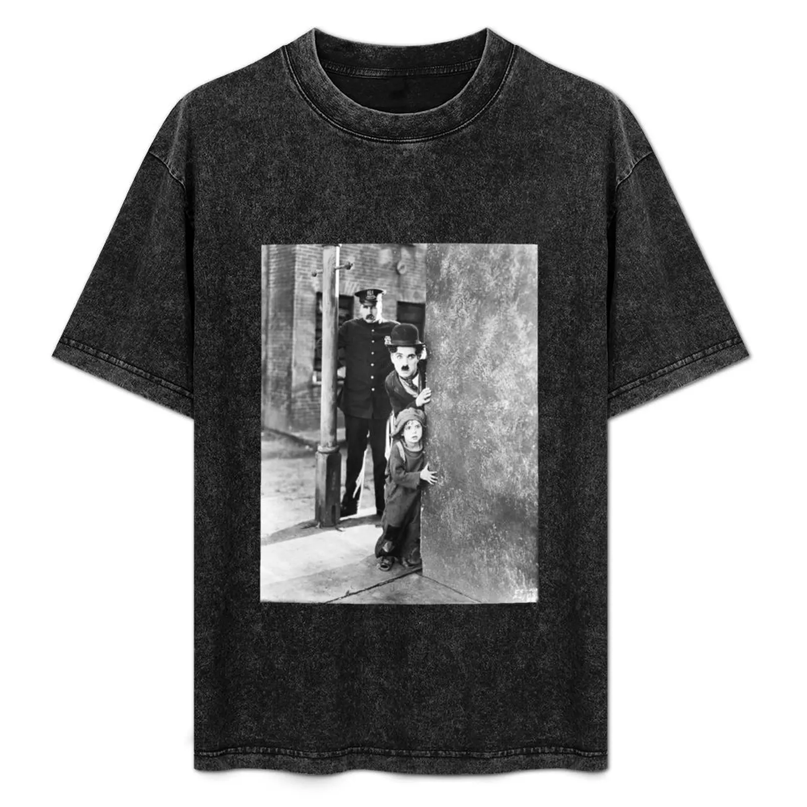 

Charlie Chaplin -The Kid T-Shirt Creative Graphic Tee Shirt