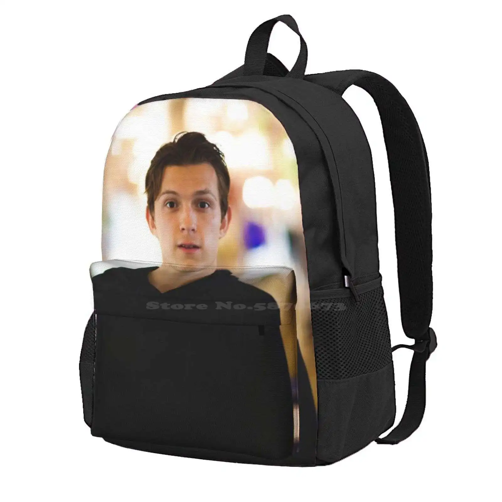 

Tom Holland Hot Sale Schoolbag Backpack Fashion Bags Tom Holland Peter Parker Far From Home Homecoming