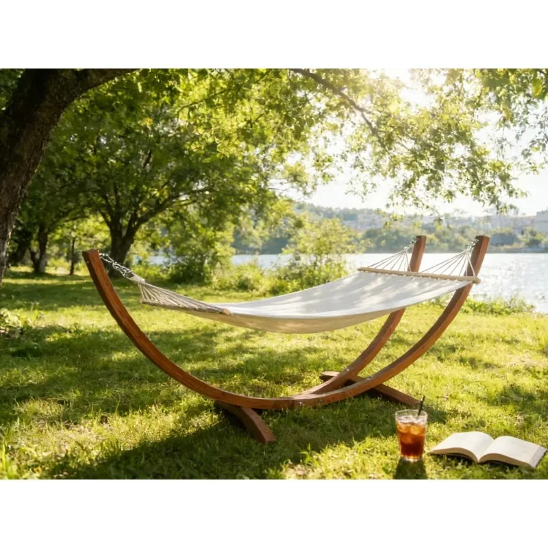 

2026 Outdoor Garden Camping Portable Garden Patio Hammock Bed Use 2 Person Adult