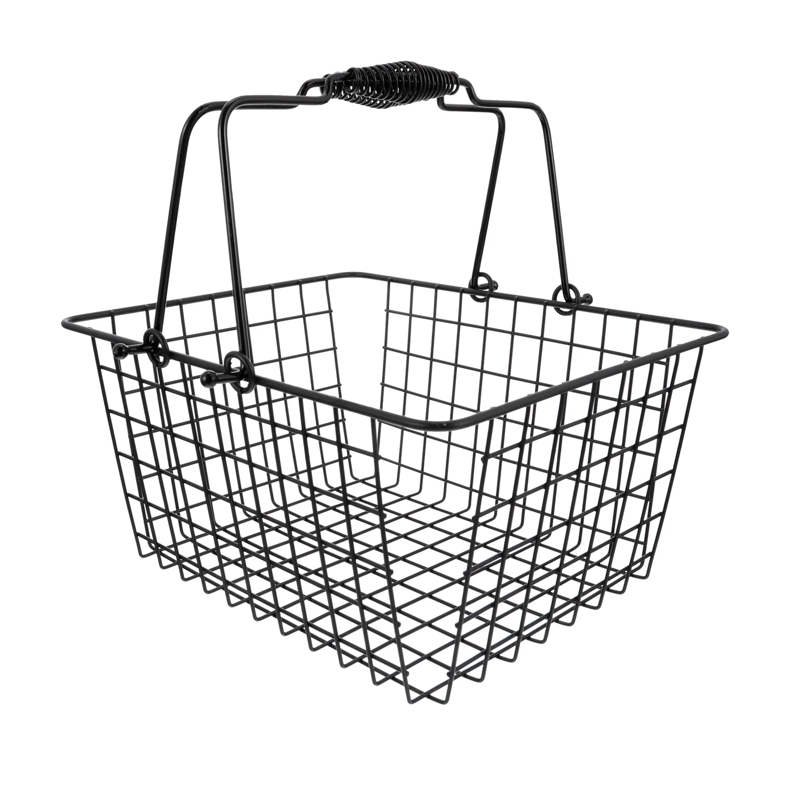 

Metal Storage Basket Portable Kitchen Organizer Multi-Purpose Fruit Vegetable Basket Removable Handle Anti-Rust Strong