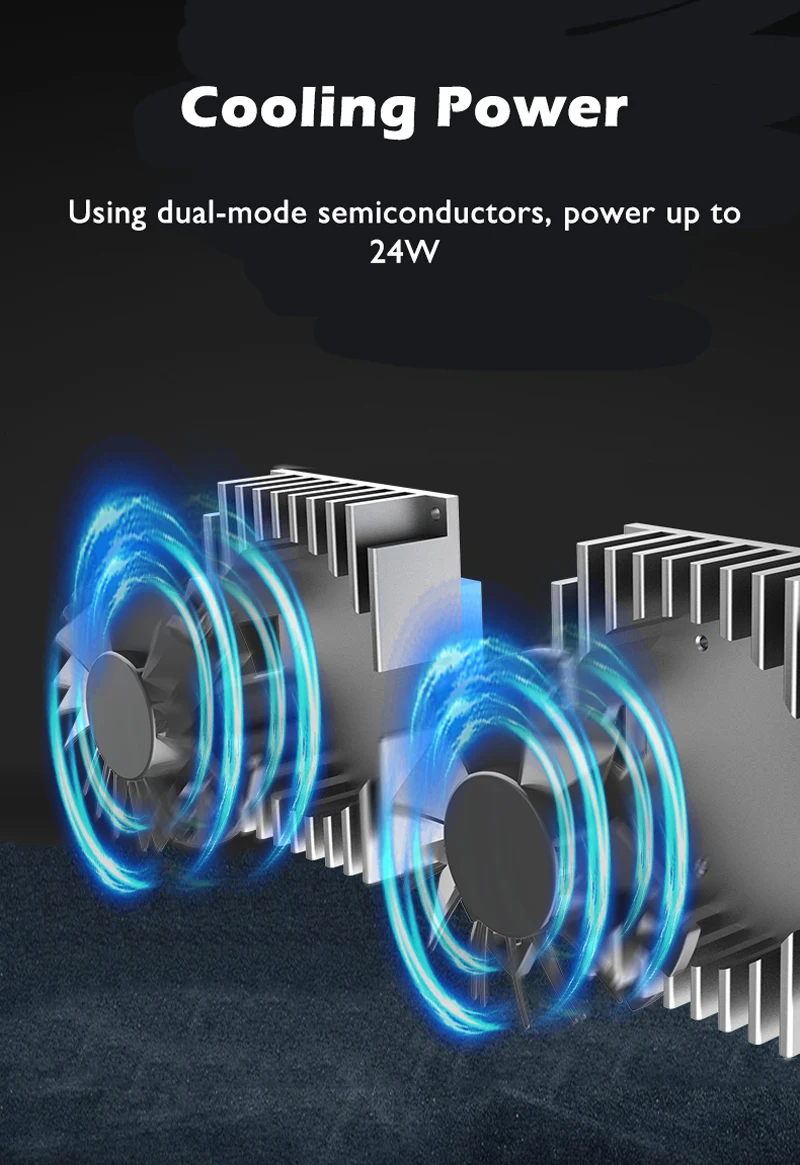 Mobile Phone Cooler Tablet Pad High Power Cooling Fan 10 inch Semiconductor Radiator For Ipad