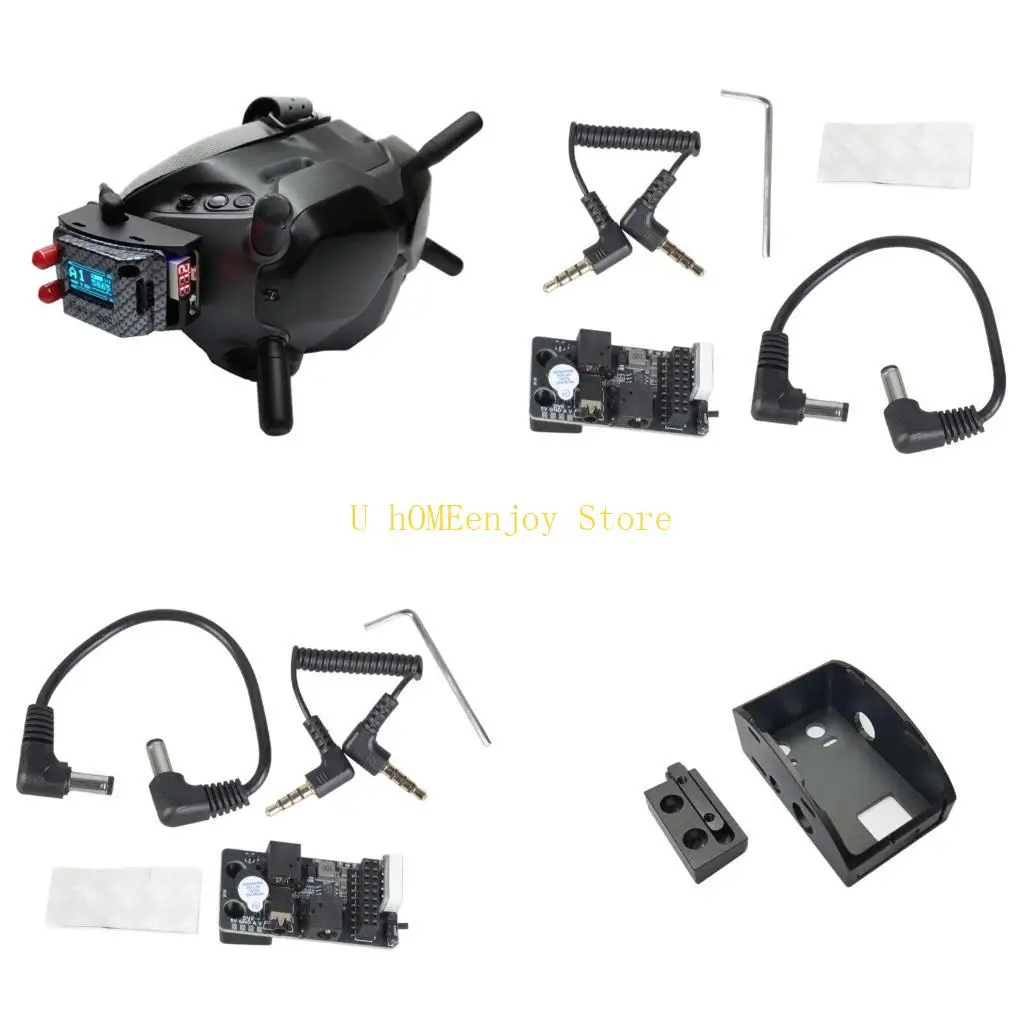 

B0KF Инновационный модуль цифро-аналоговых преобразователей 5.8G для очков FPV с поддержкой сторонних приемников