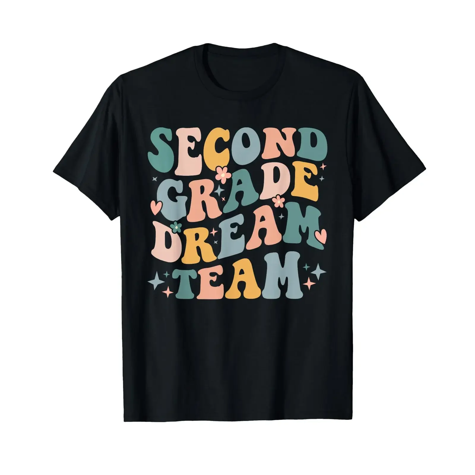 Second Grade Dream Team 2nd Back To School Teacher T Shirt vintage Washed designer clothes graphic fashion Breathable