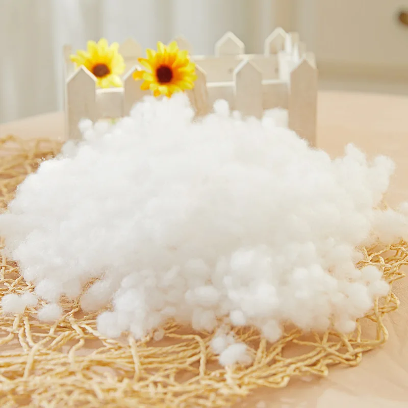 Pearly Foam Filling Cotton High Elasticity PP Cotton Filling Silk Floss Pillow Core Seat Cushion Filling Toy Stuffing