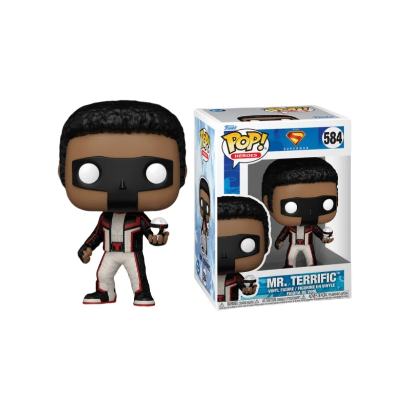 Figurka Anime Superman z DC Comics, Funko Pop Jor-El, Mr. Terrific, Dekoracja, Ozdoba, Statuetka, Lalka, Globalna Limitowana Kolekcja Zabawek