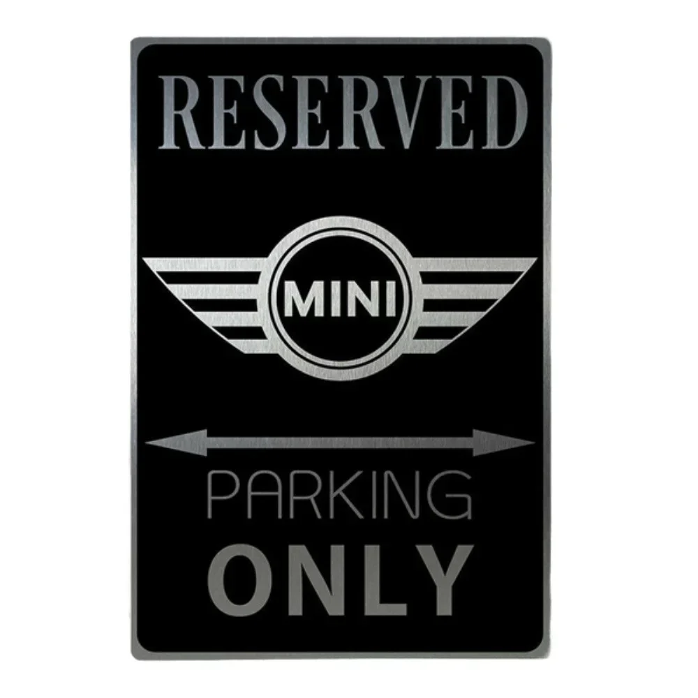 Mini Cooper Parking Only Metal Tin Sign Metal Sign Home Garage Man Cave Pub Bar Wall Decor Wall Poster