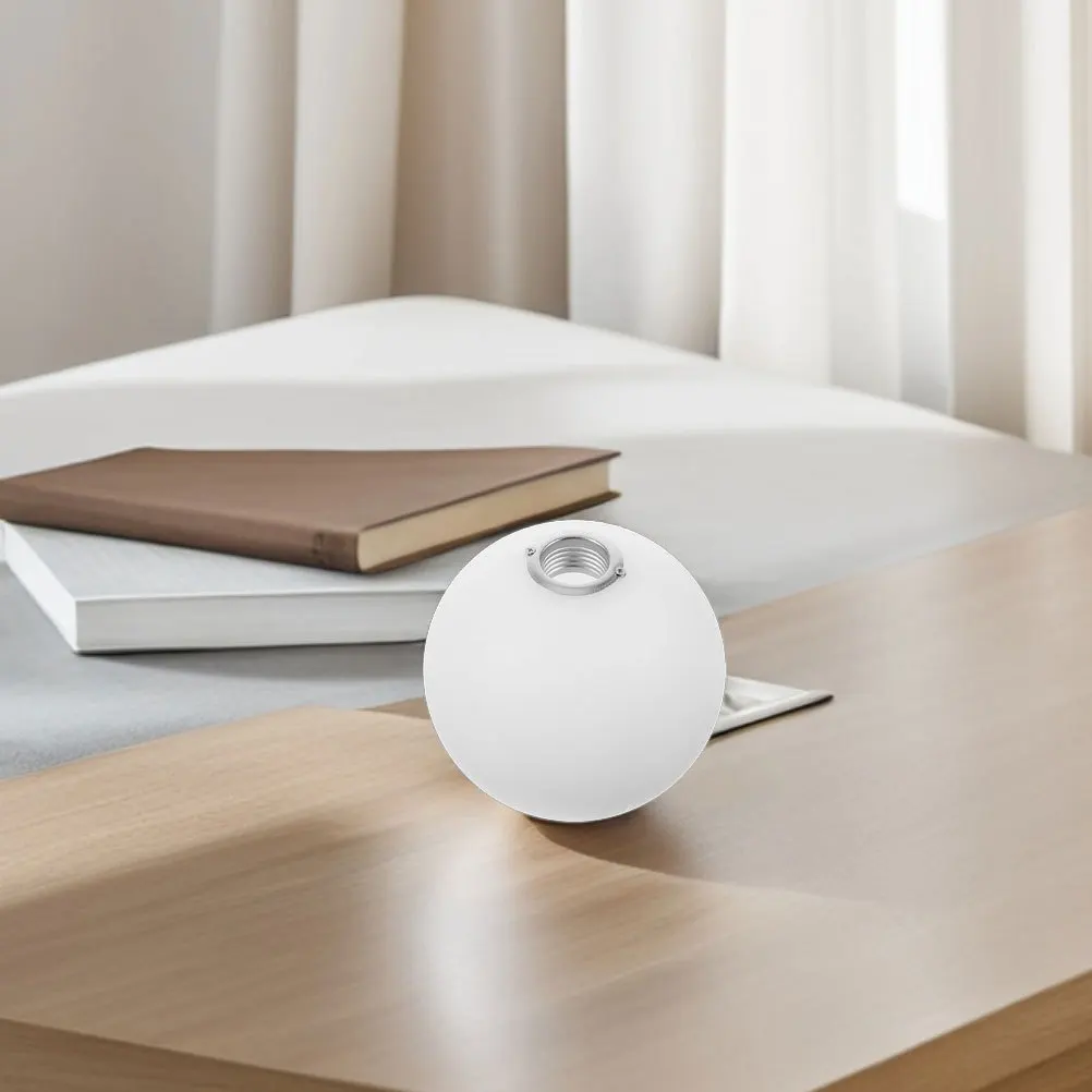 

2Pcs Plastic Replacement Shades 100Mm Globe Lamp Cover White G9 Threaded Base for Floor Lamp Wall Sconce Soft Diffused Light