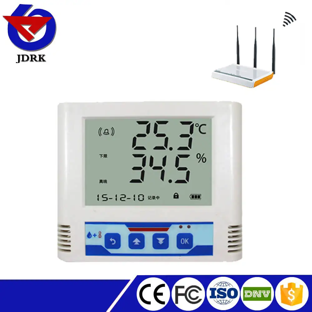 RS-WS-WIFI-6-*-EX ดิจิตอล 65000 การอ่านเซ็นเซอร์อุณหภูมิและความชื้น WIFI ไร้สาย