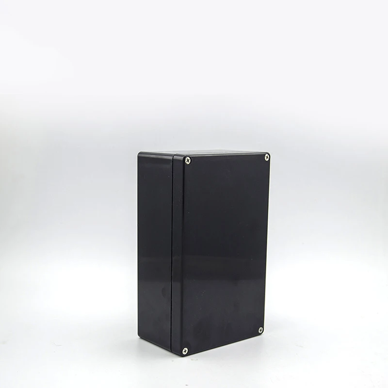 Outdoor ABS Plastic Power Distribution Box Electrical Power Box Industrial Fire Control Flameproof Junction Box Black Waterproof