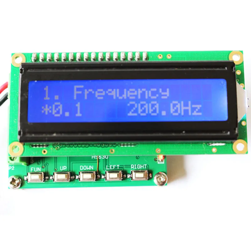 

HS630 three-phase sine signal generator phase adjustable 0 ～ 360 degrees 0.1 ～ 2000 Hz with frequency meter