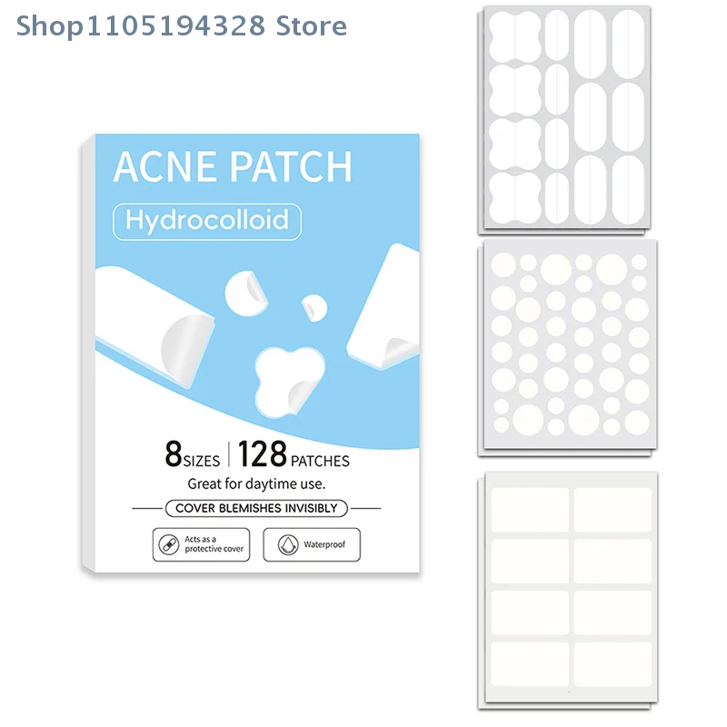 [HB]128PCS/SET Pimple Patch Acne Colorful Invisible Acne Removal Skin Care Stickers Concealer Face Spot Beauty