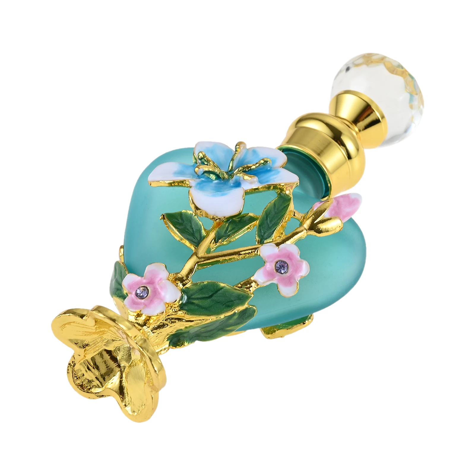 زجاجة عطر زجاجية صغيرة زرقاء ب - مراجعة Perfume Villa Fragrance وسعره