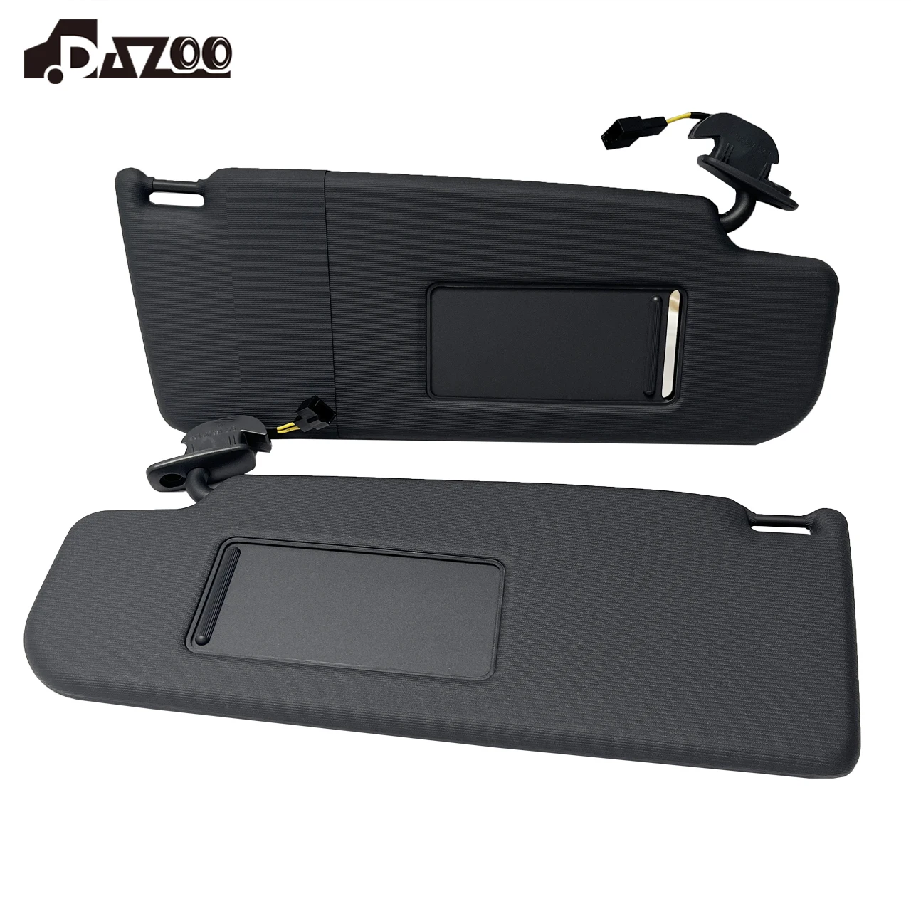 Para vw golf 4 jetta mk4 passat b5 beetle skoda 1998-2013 nova viseira de sol preta frente l ou r lado 5u0857551 5u0857552 3b0857552