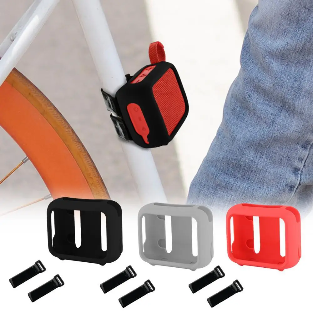 Bicycle Speaker Protection Bracket for JBL GO4 Protect Case Strap Bracket Portable GO 4 Smart Speaker Shell Outdoor Carry Sleeve