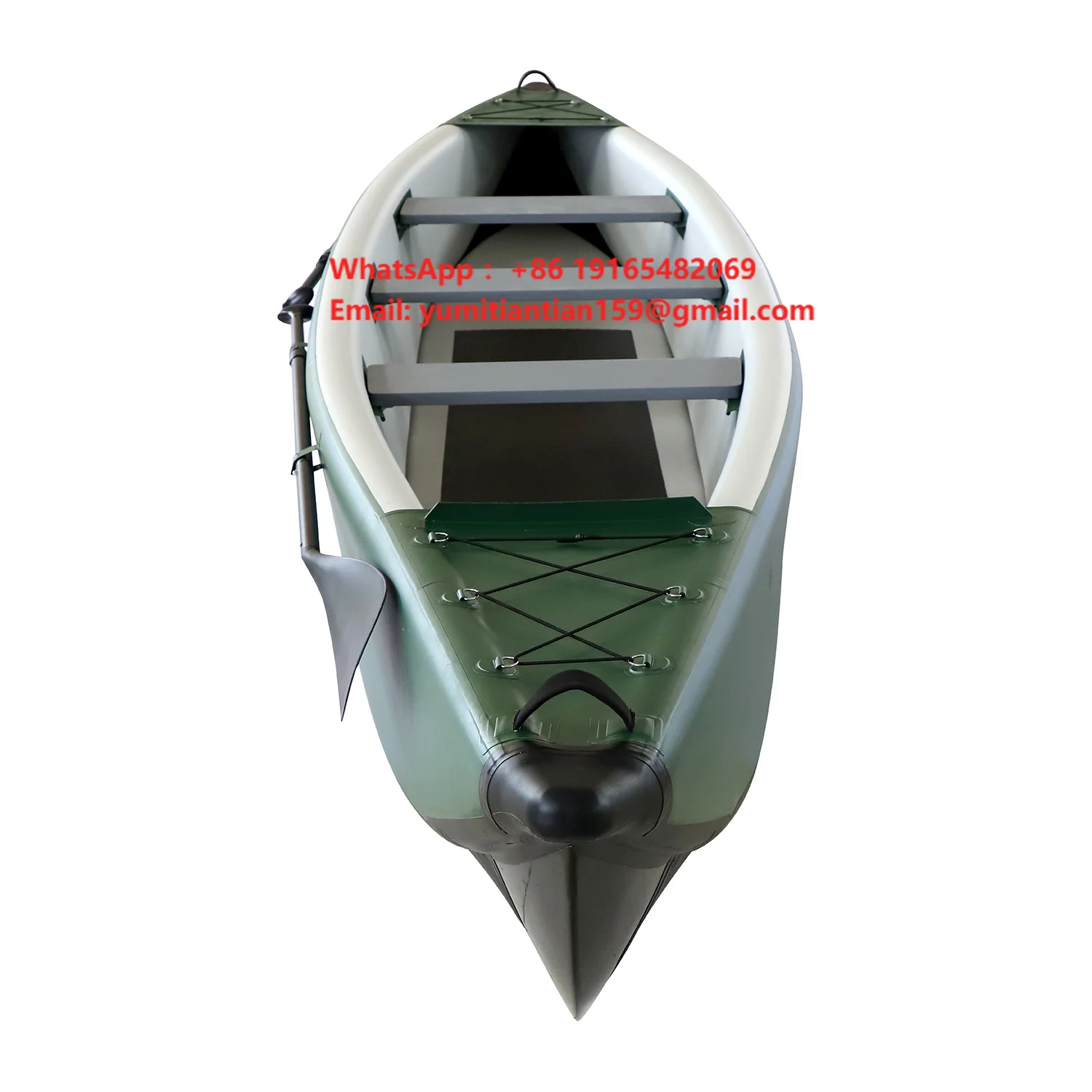 Top Quality Inflatable N2Person Fishing Sit Top Kayak Canoe for Sale