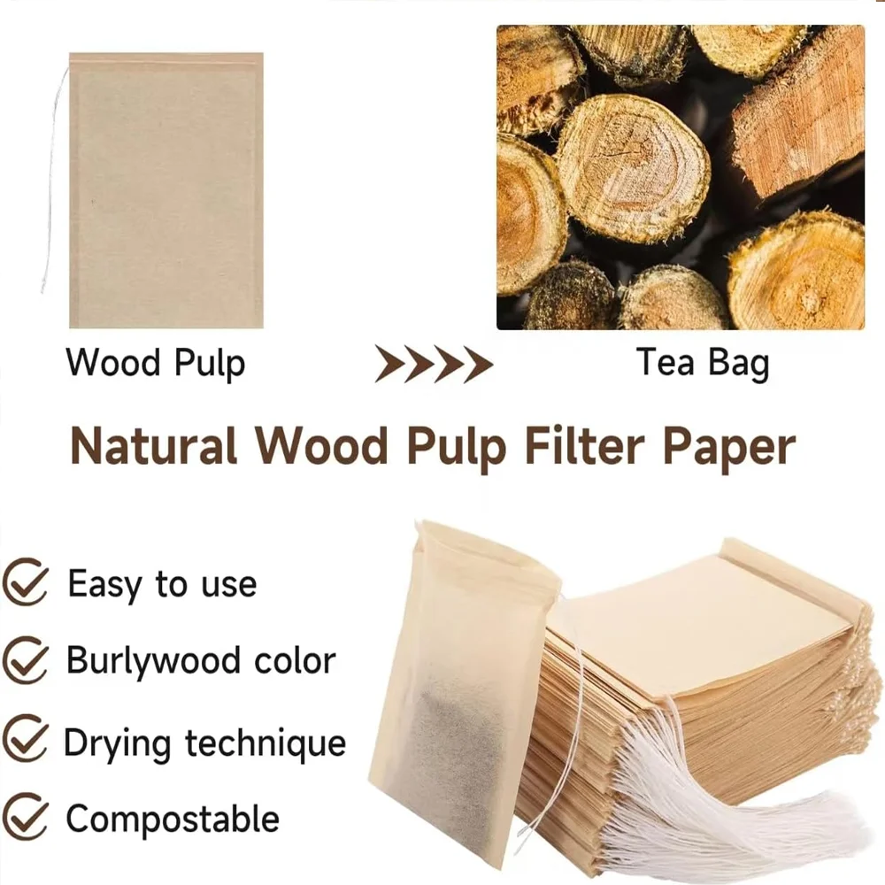 100-3000 Pezzi Bustine da Tè U - Coffee Tea And Bean Leaf recensione e prezzo