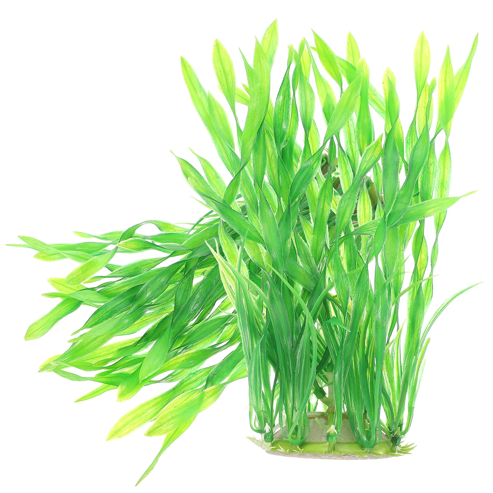 

2 Pcs Lifelike Aquarium Decorations Durable Plastic Fish Tank Plants for Betta L scape Accessories Home Office Decor