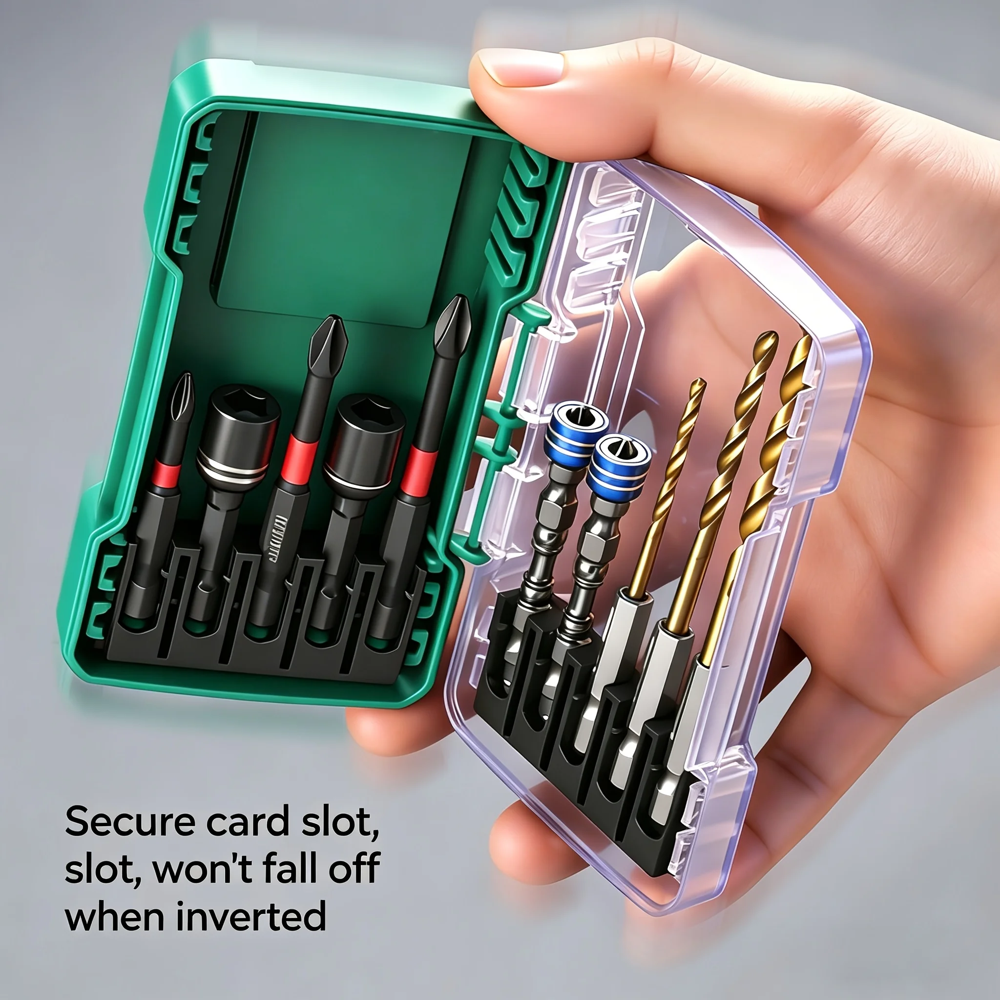 10Pcs Impact Driver Bit & Socket Set, 1/4