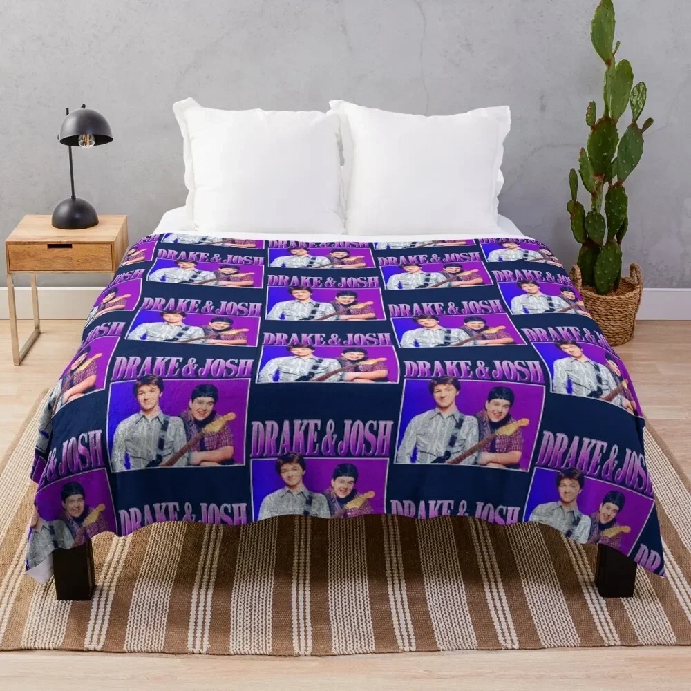 

Drake and Josh Throw Blanket Warm Plush Fuzzy Blanket for Living Room