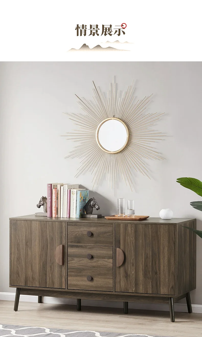 Nordic Halbkreis Holz Schrank Griffe Schublade Knöpfe Kleiderschränke Griff Hardware Kinderzimmer Möbel Zubehör Türgriffe – Detail 5