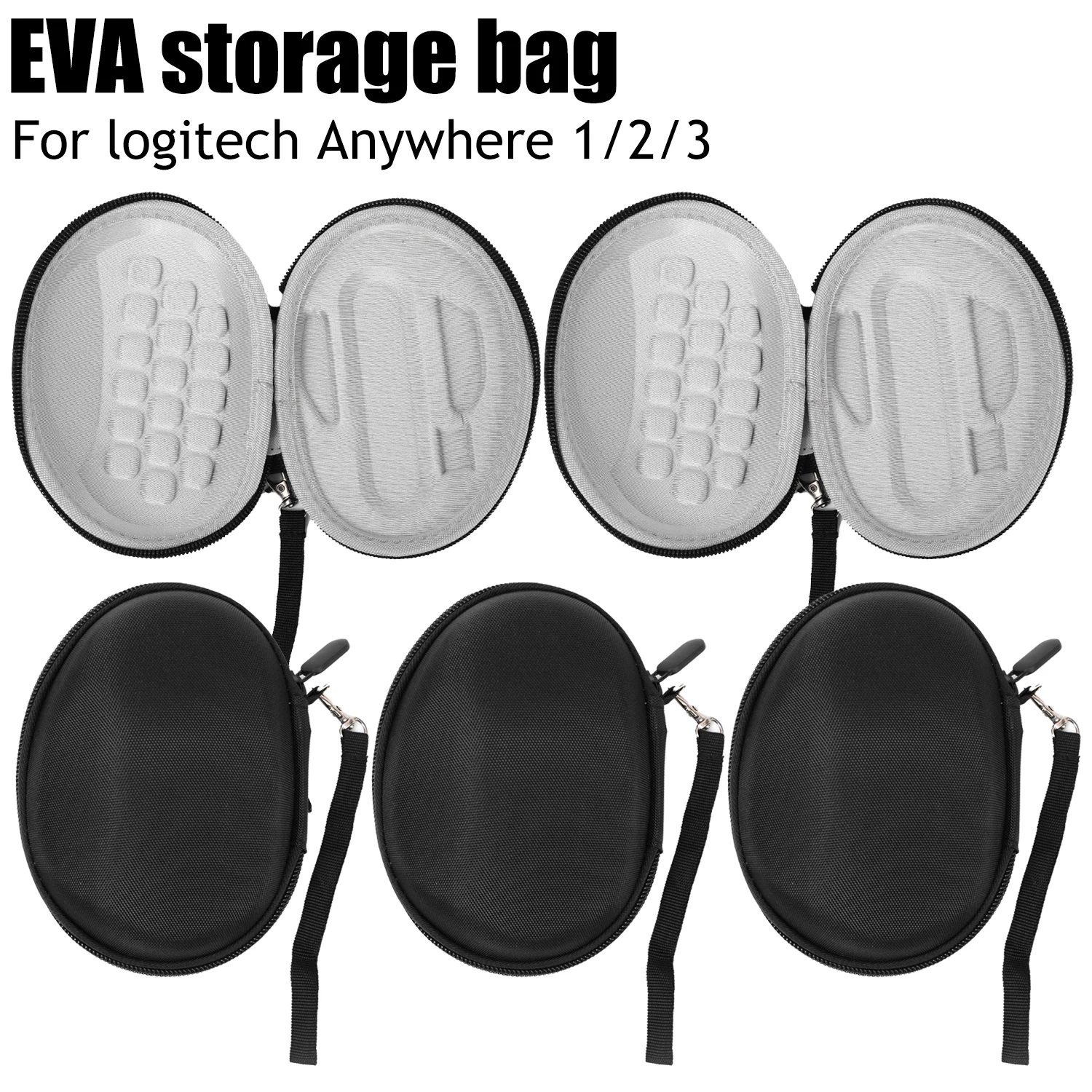 EVA Cover Case for Logitech Master 3/3S/G700S Protector Mouse Carrying Bags for Logitech Anywhere 1/2/3 Protective Storage Bag