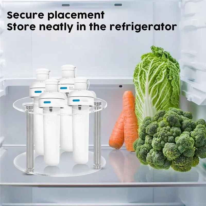 Easy Use For Cirkul Contains Compatible Flavor Cartridge Holder 6 Cartridges, Acrylic Storage Rack Organizer Support Shelf Inclu