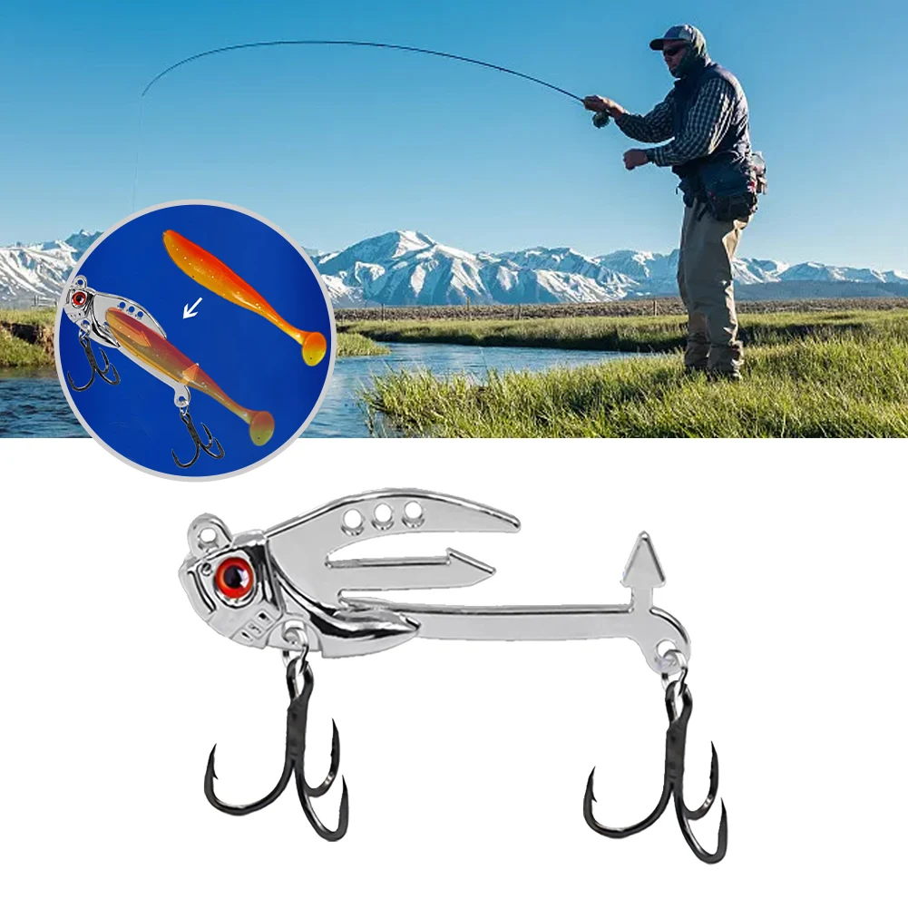 معدن Vib شفرة طويلة المدى إغراء ، لوحة الحديد الطعم ، هوك الأخدود ، هوك الأخدود الدم ، اكسسوارات الصيد