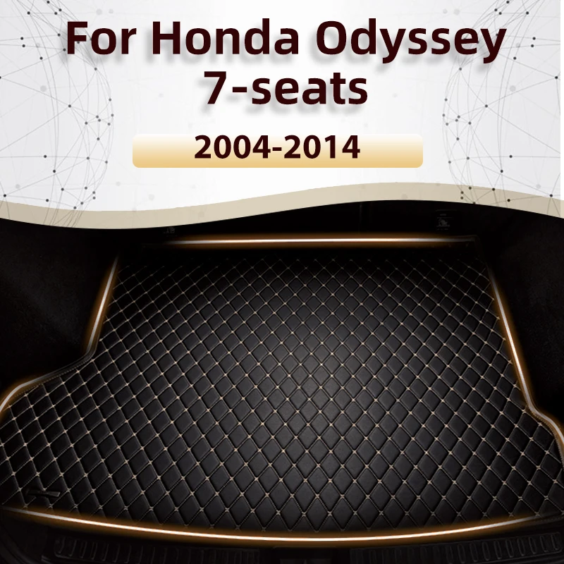 

Коврик в багажник автомобиля для Honda Odyssey 7 мест 2004-2014 2013 2012 2011 2010 2009 2008 автомобильные аксессуары на заказ, украшение интерьера автомобиля