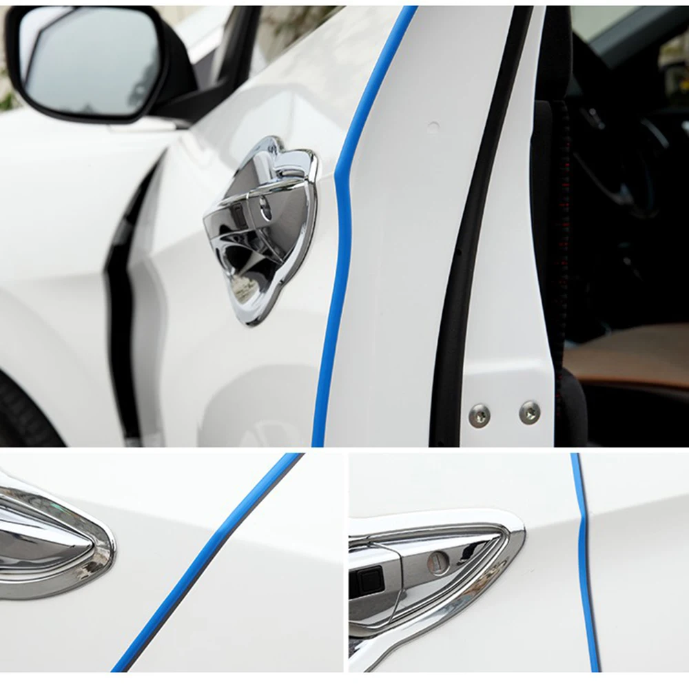 for durable Practical Useful Molding Strip 5M Bumper Car Door for edge Grills Guard PVC Scratch Seal Side Trim