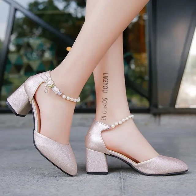 Fashion aliexpress sapatos femininos de salto