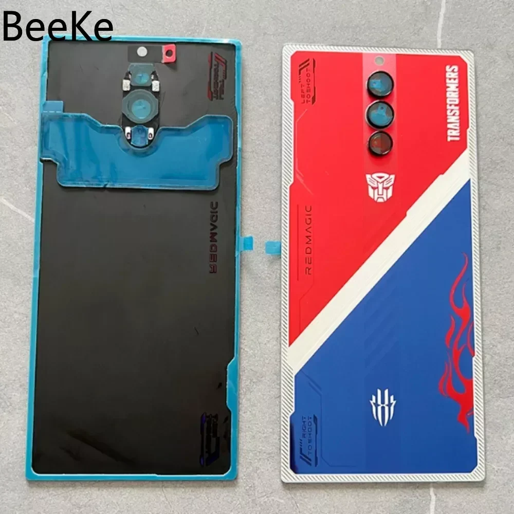 Repair For ZTE Nubia Red Magic 8 Pro 8S Pro+ Plus NX729J Rear Battery Back Cover Glass Door Lid Shell Frame Case Housing Replace