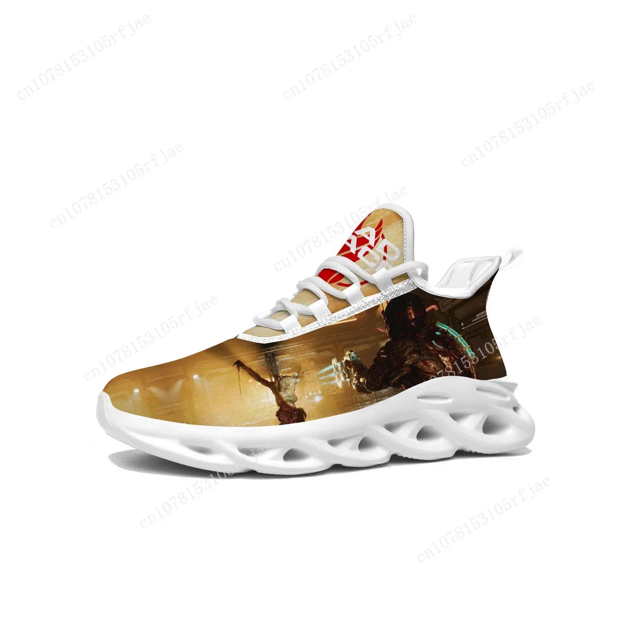 Dead Space Sneakers Hot Cartoon Game Mens Womens Fashion Sports Running Shoes Custom Built Lace Up Shoes