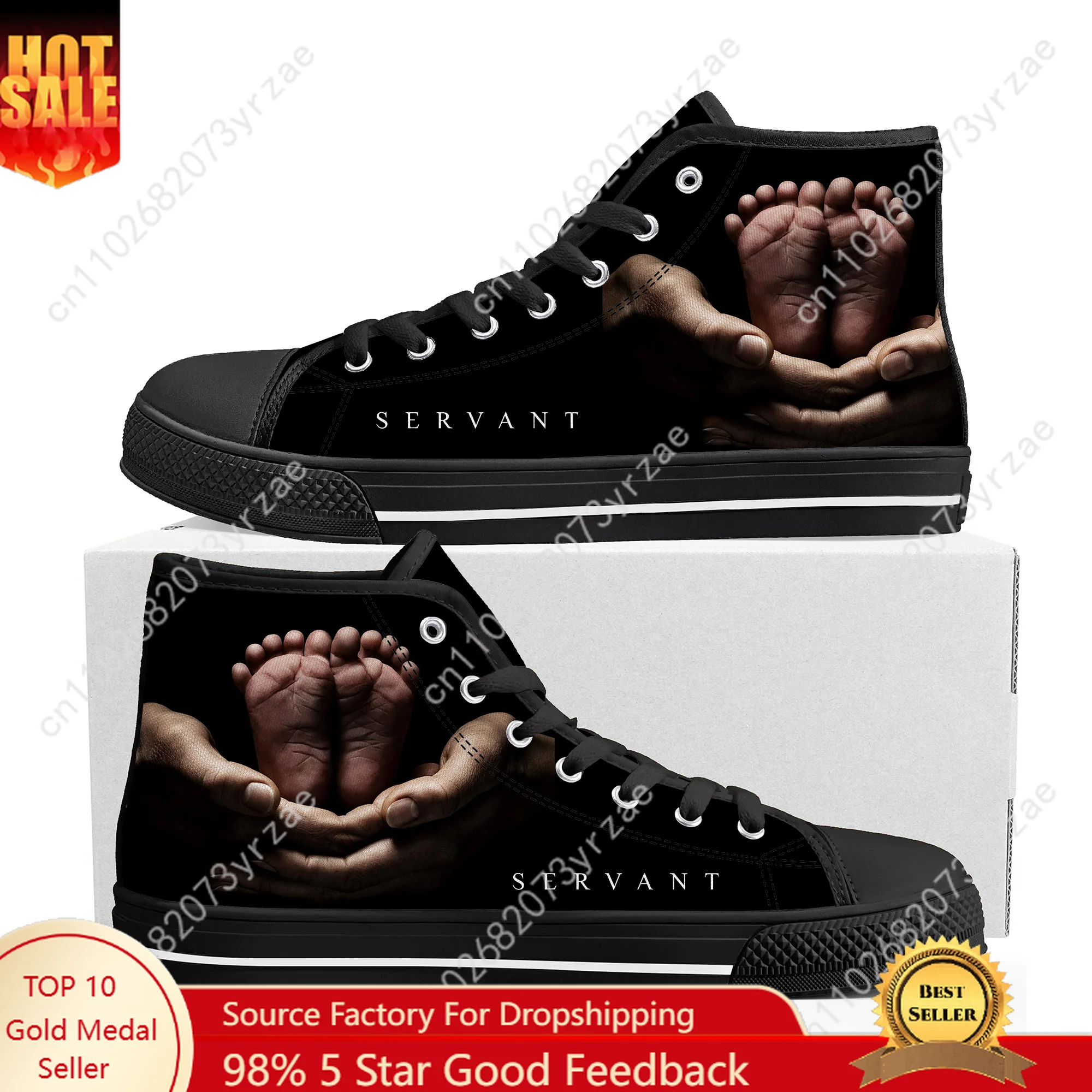 

Servant High Top Sneakers Mens Womens Teenager High Quality Personalized Fashion Trend Patterns Comfortable Sneaker Custom Shoes