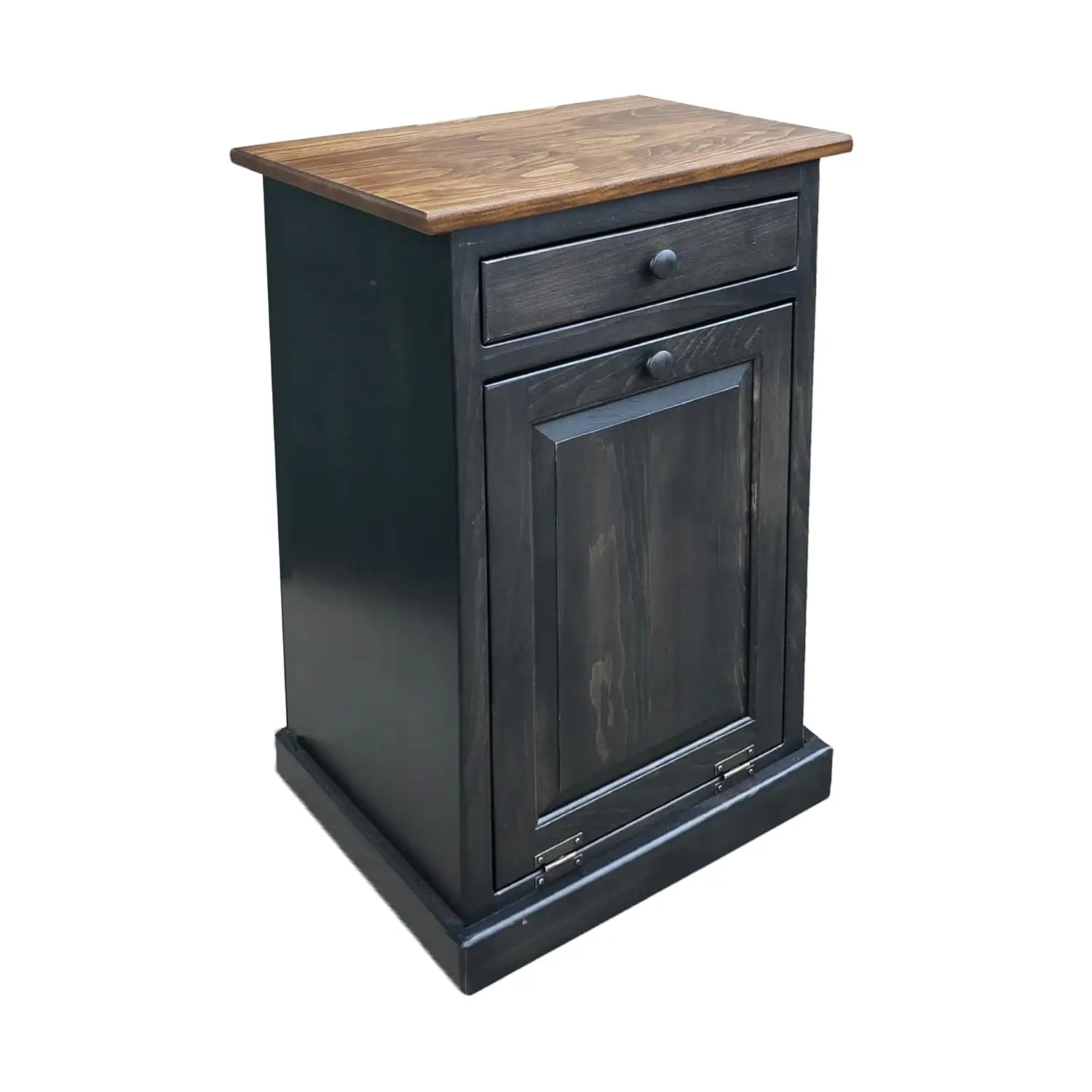 

Peaceful Classics Trash Bin Cabinet - Handmade Hideaway Cabinet for Trash Cans - Decorative Bathroom Trash Can, Office Trash Can